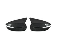 Decorative Items 1Pair Ox Horn Side RearView Mirror Cover Caps Black Carbon Look For Mazda CX-5 2015 2016 For CX-4 CX-3 2016 2017 2018(Carbon fiber pattern)