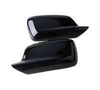 Decorative Items 1Pair Rearview Door Wing Side Mirror Covers Cap For BMW E46 E65 E66 330Ci 745i 750i 750Li Carbon Fiber Gloss Black(Glossy Black)