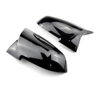 Decorative Items Rearview Mirror Cover Cap Carbon Black For BMW Series 1 2 3 4 X M 220i 328i 420i F20 F21 F22 F23 F30 F32 F33 F36 X1(Black)