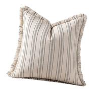 Decorative Jacquards Fabric Cushion Shell Elegant, Black | Comfortable Pillowcase for Sofa and Bed with Colorful Jacquards Pattern Cushion Shell for Bedroom