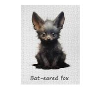 Decorative Jigsaw Puzzle for Adults, Bat Eared Fox, 500 PCS