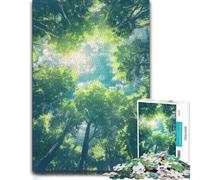 Decorative Jigsaw Puzzle for Adults, Beneath The Forest Canopy, 1000 PCS