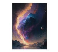 Decorative Jigsaw Puzzle for Adults, Cosmos Above The Land, 500 PCS