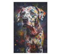 Decorative Jigsaw Puzzle for Adults, Dalmatian Painting, 1000 PCS