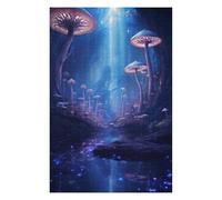 Decorative Jigsaw Puzzle for Adults, Forest of Magic Mushrooms, 1000 PCS