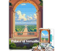 Decorative Jigsaw Puzzle for Adults, Palace of Versailles View, 1000 PCS