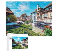 Decorative Jigsaw Puzzle for Adults, The Town of Colmar, 500 PCS