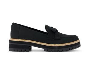 Decorative Knot Loafers Women Toms Cara Bow Noir 39