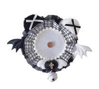 Decorative Lace Badge Storage Stand with Bells Ornament Brooch Display Tray for Craft Enthusiasts Jewelry Organiser