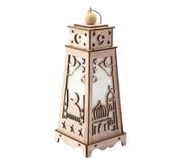 Decorative Lantern - Middle East Festival Light, Festive Nightlight Home Decor with Sturdy Metal Frame, Ideal for Apartment Living Room Study Mantle Window Branch Patio