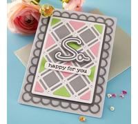 Decorative Lattice Etched Dies by Lisa Horton