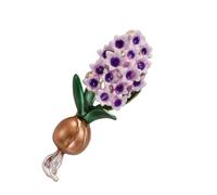 Decorative Lavender Flower Brooch Versatile Accessories Stylish Alloy Materials Lapel Pin for Coats Dresses Bags Elegant Floral Pin Accessory