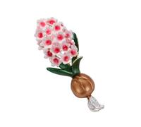 Decorative Lavender Flower Brooch Versatile Accessories Stylish Alloy Materials Lapel Pin for Coats Dresses Bags Lavender Accessory