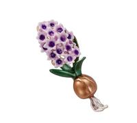 Decorative Lavender Flower Brooch Versatile Accessories Stylish Alloy Materials Lapel Pin for Coats Dresses Bags Lavender Accessory