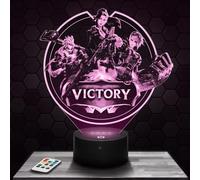 Decorative LED Bedside lamp LOL Arcane Victory Caitlyn, Gift idea for Teenagers, Accessory LOL Arcane Victory Caitlyn Gaming Gamer Video Games Teenage Boy's Room Office Deco Christmas Teen TOP