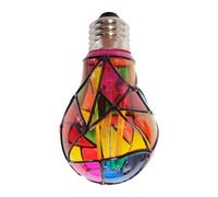 Decorative Light Bulbs A60 6W E27 Base Hand-Painted Mosaic Lamp Lighting | The Classic A60 Shape And Filament Style Deliver That Warm Retro Bar Vibe-but With6W LED Efficiency Instead Old-school