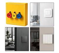 Decorative Light On-Off Covers Cute 3D Printed Universal Button | Entryway Wall Plate Cover for Entryway Bathroom Bedroom Children Room Home Rental Kitchen