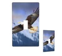 decorative light switch covers bald eagle flying 1 gang single light switch wall plate cover electric faceplate bedroom kitchen decor