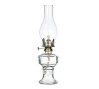 Decorative Lighting Kerosene Lamp Vintage Clear Glass Oil Lamp Lantern for Indoor Use 13inch Chamber Oil Lamps Home Decor Lighting Old Classic Emergency Lamp
