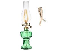 Decorative Lighting Oil Lamps for Indoors Uk 13 Inch Lamps with 2/4 Wicks for Indoor Use Kerosene Lamp with Glass Rustic Kerosene Lantern for Home Emergency Lighting Tabletop Decor