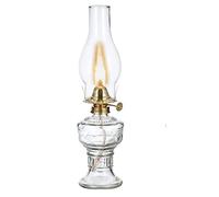 Decorative Lighting Oil Lamps for Indoors Uk 13 Inch Lamps with 2/4 Wicks for Indoor Use Kerosene Lamp with Glass Rustic Kerosene Lantern for Home Emergency Lighting Tabletop Decor