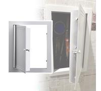 Decorative Lockable Access Panel Cover, Waterproof Fireproof Metal Door for Shower Walls, Ideal for Hospitals Schools Residential Commercial Spaces