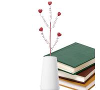 Decorative Love Accent - Purple Artificial Berry Stem Ornament, Display Element For Indoor Table, Seasonal Romantic Styling Piece, Intricate Craft Details With Textured Berry Clu