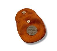 Decorative Love Coin with 'Always Remember How Much I Love You' Message, Gift Pouch Included