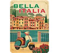 Decorative Magnet - Bella Italia - Italy Theme - 5.5 x 7.5 cm - Flamingo