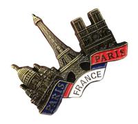 Decorative Magnets | 3D Notre-Dame Cathedral Souvenir Fridge Magnet | Kitchen Accessories for Party Photographers Men Women Art Lovers Holiday Birthday Families Door Photo