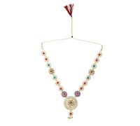 Decorative Mala Set for Laddu Gopal/Devi Maa/Radha Krishna/Indian Traditional Festival Decoration Decor God Goddess Haar Sringar Set Deity jewellary Set for All God Statue(Size:8")(Multicolor)