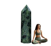 Decorative Malachite Stone, Natural Malachite Stone Energy Crafts - Desk Accessories and Furniture for Crafts and Meditation