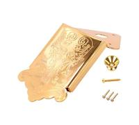 Decorative Mandolin Tailpiece,8-String Mandolin Tailpiece Accessories with Buckle and Screws,Musical Instrument Replacement Parts - for School Beginners Festival Party Play Performance Classroom