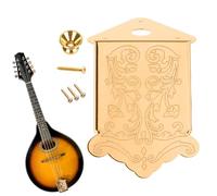 Decorative Mandolin Tailpiece | 8-String Mandolin Tailpiece with Buckle and Screws | Instrument Accessories Replacement - for Festival Outdoor Classroom Party Play Performance School Beginners
