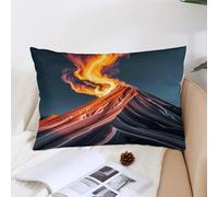 Decorative Marble Patterns Resembling Mountain Peaks Lumbar Throw Pillow Covers 12 "x20 " with Hidden Zipper Outdoor Couch Pillow Cases for Sofa Bed Living Room Garden Plush Pillowcase Farmhouse Cushi