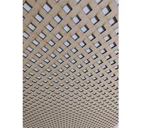 Decorative MDF Radiator Screen Panel, Diamond Pattern, 120cm x 62cm x 4mm, Nevada Style, Unprimed.Made in The UK.