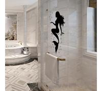 Decorative Mermaids Waterproof Wall Stickers That Bring Life To Your Interior Spaces In Both The Bathroom And The Bedroom (57 * 30 Black)