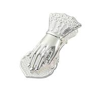 Decorative Metal Book Clip - 3D Gold Bookmarks for Books and Journals, Vintage Notebook Clip Hand Shaped, Elegant Desk Pad Holder for Ho Decor