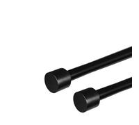 Decorative Metal Curtain Rods Set Sturdy Window Drapery Rods with Brackets for Bathroom & Shower Elegant Design for Home Decor Easy Installation Adjustable Length