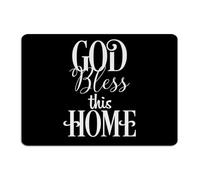 Decorative Metal Signs God Bless This Home Wall Decor Garage Signs for Laundry Patio Front Door Art Poster Gift for Pubs Club 10x14 Inch