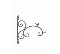 Decorative Metal Vintage Ornate Hanging Basket Wall Bracket (3985)