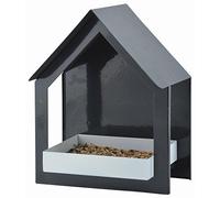 Decorative Metal Wall Bird Feeder Fallen Fruits Black One Size