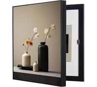 Decorative Modern Fuse Box Cover Art, Removable & Punch-Free Switch Panel Hide, Stylish Meter Box Design for Dining Rooms & Bedrooms, 45x55cm