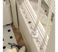 Decorative Modern Narrow Windowsill Mat Leather, Long Window Seat Cover, Waterproof Window Ledge Protector Pad with Non-Slip Backing(Style B,200x15cm/79x6in)