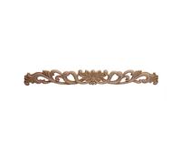 Decorative mouldings, Wood Carved Mouldings, Door Wooden Corner Applique Vintage Flower Carved Furniture Vintage Carved Wall Door Decorative(40 * 5cm)