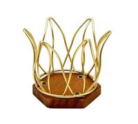 Decorative Mug Shaped Coffee Pod Stand, Delicate Coffee Pod Basket, Iron Wire Storage Tray, Wooden Base, Kitchen Decoration