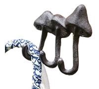 Decorative Mushroom Hook - Antique Style Wall Mounted Knob, Rustic Hanging Hanger | Vintage Decorative Peg for Garden Entryway Closet Nursery Room Porch Bathroom Kitchen Cabin Farmhouse Cute