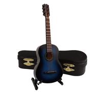 Decorative musical instrument models Mini Musical Instrument Classical Guitar Model Ornaments Miniature Musical Instrument Creative Ornaments(A8 cm)