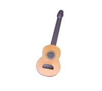 Decorative musical instrument models Mini Wood Grain Violin Instrument Simulation Popular Guitar Miniature Home Scene Model Decor Accessories(G)
