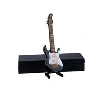 Decorative musical instrument models Personalized Miniature Guitar Violin Model Replica With Stand And Case Mini Cello Musical Instrument Ornaments(G)